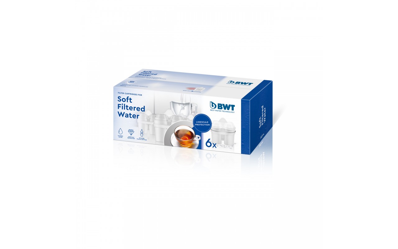 BWT Sürahi Su Arıtma Filtresi soft 6lı Kutu (814555)